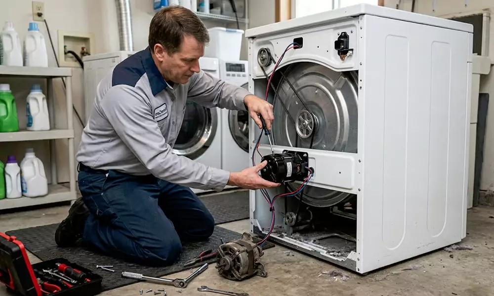 Dryer Motor Replacement in Olive Branch, MS