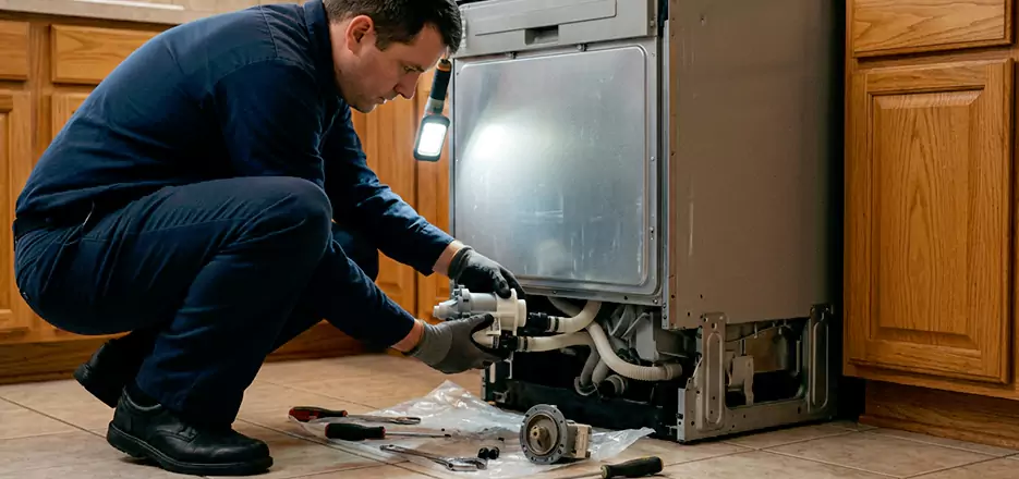 Dishwasher Drain Hose Repair in Olive Branch