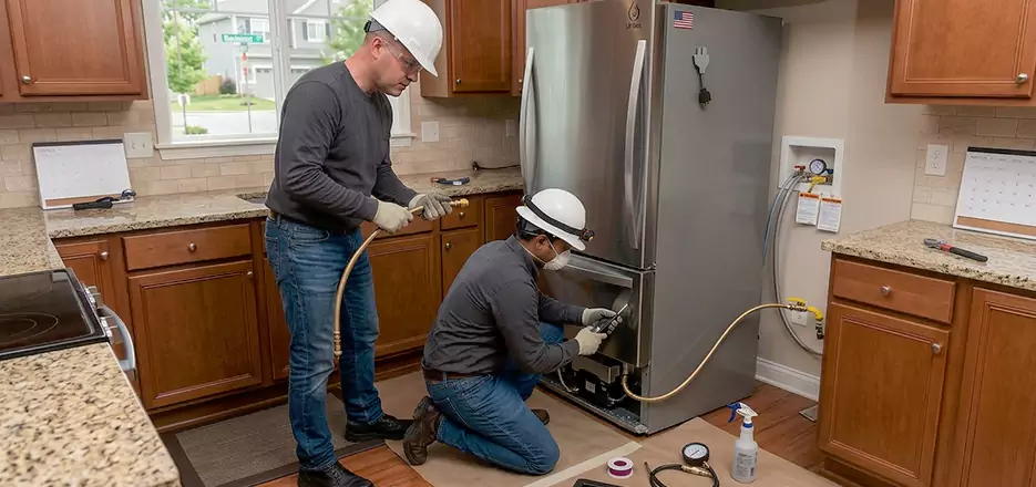 Propane Refrigerator Installation in Olive Branch